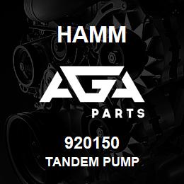 920150 Hamm TANDEM PUMP | AGA Parts