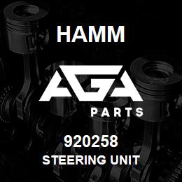 920258 Hamm STEERING UNIT | AGA Parts