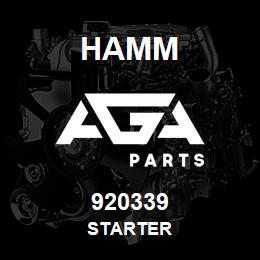 920339 Hamm STARTER | AGA Parts