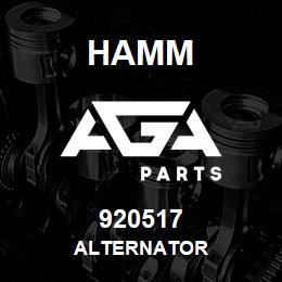 920517 Hamm ALTERNATOR | AGA Parts