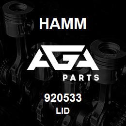 920533 Hamm LID | AGA Parts
