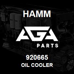 920665 Hamm OIL COOLER | AGA Parts