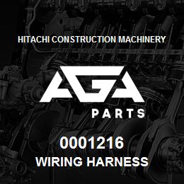 0001216 Hitachi Construction Machinery WIRING HARNESS | AGA Parts