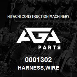 0001302 Hitachi Construction Machinery HARNESS,WIRE | AGA Parts