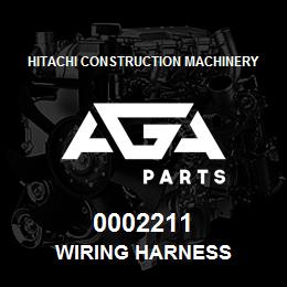 0002211 Hitachi Construction Machinery WIRING HARNESS | AGA Parts
