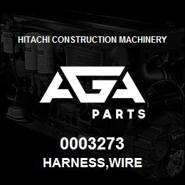 0003273 Hitachi Construction Machinery HARNESS,WIRE | AGA Parts