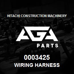 0003425 Hitachi Construction Machinery Wiring Harness | AGA Parts