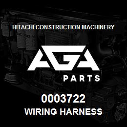 0003722 Hitachi Construction Machinery Wiring Harness | AGA Parts