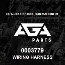 0003779 Hitachi Construction Machinery Wiring Harness | AGA Parts