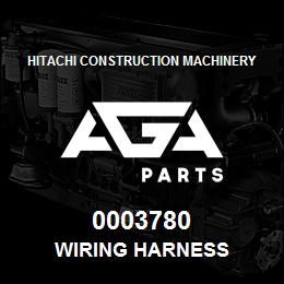 0003780 Hitachi Construction Machinery WIRING HARNESS | AGA Parts