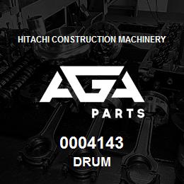 0004143 Hitachi Construction Machinery DRUM | AGA Parts