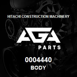 0004440 Hitachi Construction Machinery BODY | AGA Parts