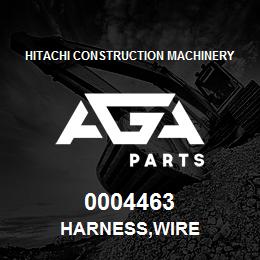 0004463 Hitachi Construction Machinery HARNESS,WIRE | AGA Parts