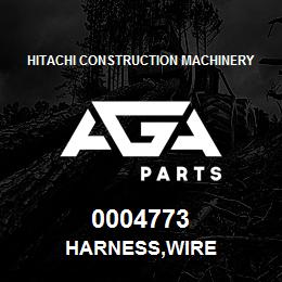 0004773 Hitachi Construction Machinery HARNESS,WIRE | AGA Parts