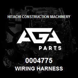 0004775 Hitachi Construction Machinery WIRING HARNESS | AGA Parts