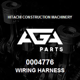 0004776 Hitachi Construction Machinery Wiring Harness | AGA Parts