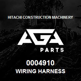 0004910 Hitachi Construction Machinery WIRING HARNESS | AGA Parts