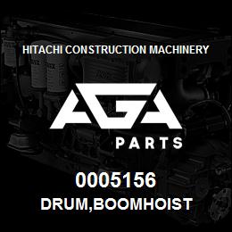 0005156 Hitachi Construction Machinery DRUM,BOOMHOIST | AGA Parts
