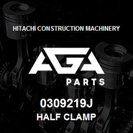 0309219J Hitachi Construction Machinery HALF CLAMP | AGA Parts