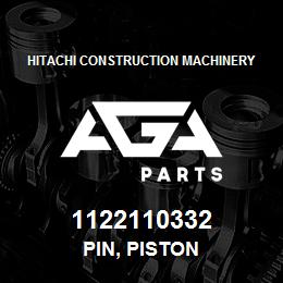 1122110332 Hitachi Construction Machinery PIN, PISTON | AGA Parts
