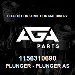 1156310690 Hitachi Construction Machinery PLUNGER - PLUNGER ASM, INJ PUMP | AGA Parts