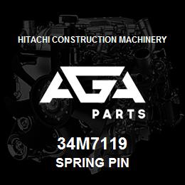 34M7119 Hitachi Construction Machinery SPRING PIN | AGA Parts