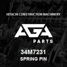 34M7231 Hitachi Construction Machinery SPRING PIN | AGA Parts