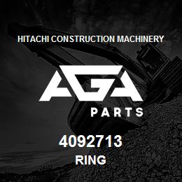 4092713 Hitachi Construction Machinery RING | AGA Parts