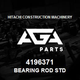 4196371 Hitachi Construction Machinery BEARING ROD STD | AGA Parts
