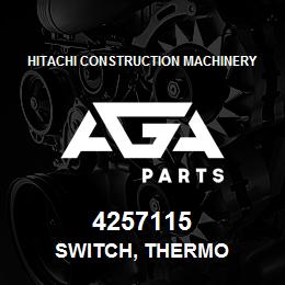 4257115 Hitachi Construction Machinery SWITCH, THERMO | AGA Parts