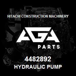 4482892 Hitachi Construction Machinery HYDRAULIC PUMP | AGA Parts
