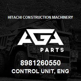8981260550 Hitachi Construction Machinery CONTROL UNIT, ENG | AGA Parts