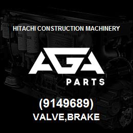 (9149689) Hitachi Construction Machinery VALVE,BRAKE | AGA Parts