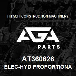AT360626 Hitachi Construction Machinery ELEC-HYD PROPORTIONAL VALVE | AGA Parts