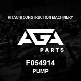 F054914 Hitachi Construction Machinery PUMP | AGA Parts