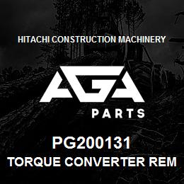 PG200131 Hitachi Construction Machinery TORQUE CONVERTER REMAN | AGA Parts