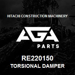 RE220150 Hitachi Construction Machinery TORSIONAL DAMPER | AGA Parts