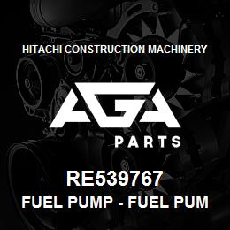 RE539767 Hitachi Construction Machinery Fuel Pump - FUEL PUMP,ASSEMBLY (12V) | AGA Parts