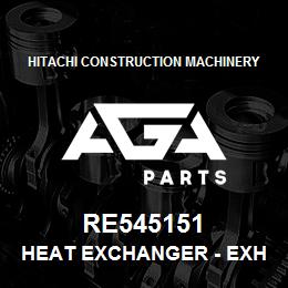 RE545151 Hitachi Construction Machinery Heat Exchanger - EXHAUST GAS COOLER | AGA Parts