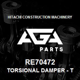 RE70472 Hitachi Construction Machinery Torsional Damper - TORSIONAL DAMPER, DETUNER ASSEMBLY | AGA Parts