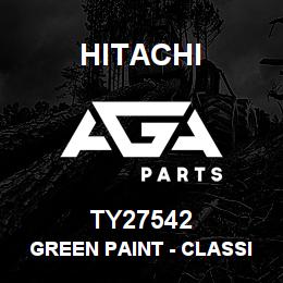 TY27542 Hitachi Construction Machinery Green Paint - CLASSIC GREEN PAINT - LOW VOC, GAL | AGA Parts