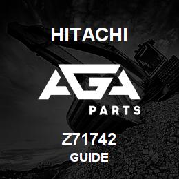 Z71742 Hitachi Construction Machinery GUIDE | AGA Parts
