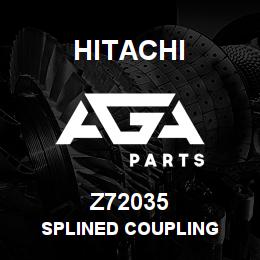 Z72035 Hitachi Construction Machinery SPLINED COUPLING | AGA Parts