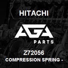 Z72056 Hitachi Construction Machinery Compression Spring - SPRING | AGA Parts