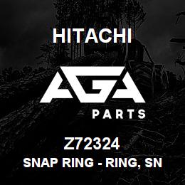 Z72324 Hitachi Construction Machinery Snap Ring - RING, SNAP | AGA Parts