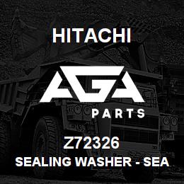 Z72326 Hitachi Construction Machinery Sealing Washer - SEAL, EXTERNAL | AGA Parts