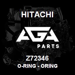 Z72346 Hitachi Construction Machinery O-Ring - ORING | AGA Parts