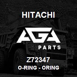 Z72347 Hitachi Construction Machinery O-Ring - ORING | AGA Parts