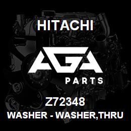 Z72348 Hitachi Construction Machinery Washer - WASHER,THRUST | AGA Parts