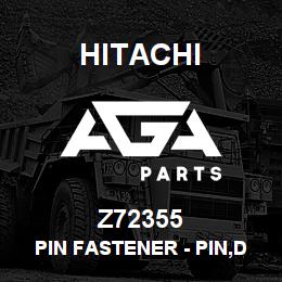 Z72355 Hitachi Construction Machinery Pin Fastener - PIN,DOWEL | AGA Parts